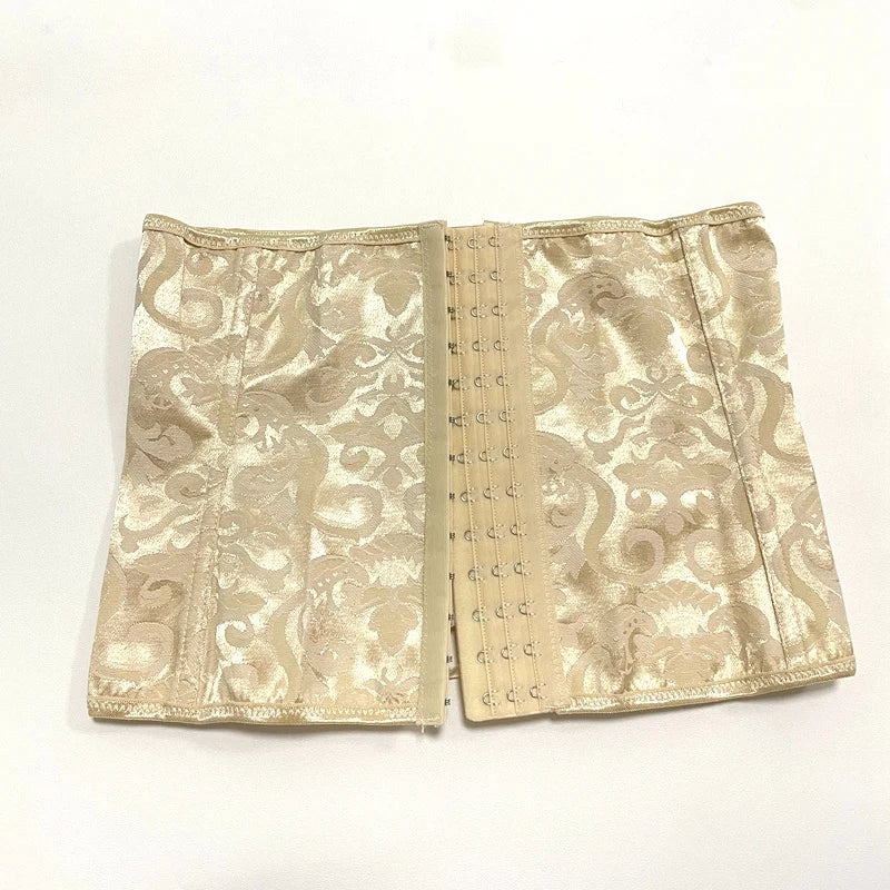 European Style Corset Shapewear Women with 3-Row Buckles Waist Trainer Bodice Slimming Bust Lifter Tight Fit Fashion Shaping Top